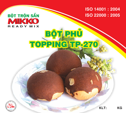 MIKKO - Bột vỏ bánh Topping
